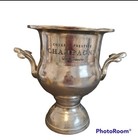 Cuvee De Prestige Champagne Du Louvois Wine Cooler Silver Trophy Ice Bucket