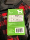 Unique Petz Fashion Dog Harness Red   Black Checkerboard Mesh Liner - Large