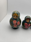 Set Of 9 Vintage Russian Wooden Nesting Dolls Hand Painted 4   