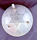 Vtg 9  Mirro Aluminum Star Colander Strainer     Footed     Farmhouse