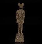 Authentic Ancient Egyptian Antiques Goddess Bastet Statue Artifact Figure Bc