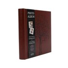Faux Leather Family Tree Embossed Photo Album  Holds 120 Photos  4 x6  Or 60    