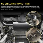 For 07-17 Jeep Wrangler Jk 2 4dr Matte Black Dual Catback Exhaust Muffler System