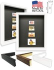 2-3 16  White Shadow Box Picture Frame 11x14 12x18 16x20 24x36 30x40 36x36  sale