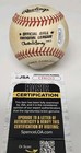 Ernie Banks Signed Rawlings Official National League Baseball Jsa Coa Cubs
