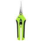 Green Ergonomic Spring Action Scissors Craft Shears With Stainless Steel Blades