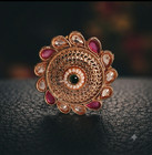 Ilyana Royal Filigree Ruby And Emerald Statement Ring Roz Jewellers 