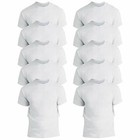 Gildan Adult Men s Short Sleeve Crew White T-shirt  6-pack  Sizes S-2xl