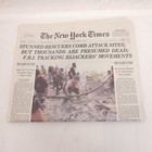 New York Times Complete Newspaper 9 11 World Trade Center Attack Sept 13  2001