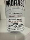Proraso Barber Size White Natural Shaving Foam 300ml Green Tea   Oatmeal 