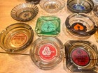 Vintage Lot Of 27 Nevada Las Vegas Ashtrays Glass Advertising Rare Antique