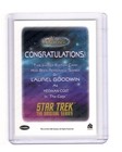 Women Of Star Trek 50th Anniversary Laurel Goodwin Autograph 2017 Yeoman Colt