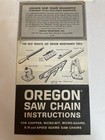 Vintage Oregon Saw Chain Maintenance Manual   Chain Saw Instructions Manual Euc