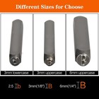 37pcs Metal Stamping Kit 3mm 1 8  Letter Number Stamp Set Steel Punch Tool