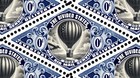 Hot Air Mail  - Faux-fdc Artistamp cinderella artcraft - W extra Faux Stamp 