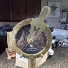 Vintage Chadburns Liverpool   London Brass Ship Telegraph Double Face Bell Decor