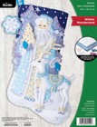 Diy Bucilla Winter Wonderland Santa Christmas Felt Stocking Kit 89540e