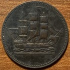 Canada Prince Edward Island Pe-10-27 Halfpenny Token - Ships Colonies   Commerce