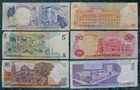 6 Central Bank Of Philippines Notes  1-piso  5-piso  10  20  50   100-piso