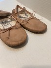 Abt Girls Big Kids Size 1 Ballet Dance Shoes Leather Pink Elastic Tie