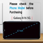 Privacy Screen Protector For Samsung Galaxy A16 5g  Tempered Glass 3-pack