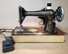 Rare Singer Rf 4-8 Singer Sewing Machine Working Condition    P