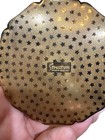  Stratton England Compact Vtg1960s Floral Enamel  Scalloped Gold Tone  Mid-centu