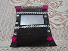 Vintage Handcrafted Wooden Hair Comb - Tribal Ethnic Folk Art Hair Accessory R8