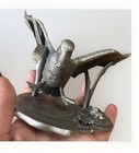 Vtg Lance Mallard   Frog Cast Pewter Figurine Signed H Wilson Ltd Ed 1733 6000
