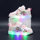 Girls Led Luminous Sport Shoes Kids Princess Flashing Light Up Sneakers