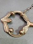 Vintage Large Brass Skeleton Key Holder Wall Hanging Hook Dd
