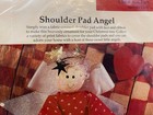 Lot Of 3 Vintage Shoulder Pad Christmas Angel Craft Kits 1993 Aleene Patternpak