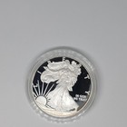 2008 W American Silver Eagle Choice Proof   1 Coin  Box W  Coa