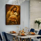 Jesus The Saving Lamb Canvas Wall Art Christian Poster Hd Print Wall Decor
