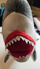 Melissa   Doug Giant Stuffed Shark Plush Toy Jumbo 41    Soft Gray White Christmas