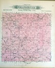 1894 -map Of Garden Grove   Grand River   Hamilton  Townships  Decatur Co   Iowa