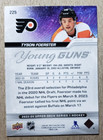Tyson Foerster Signed 2023-24 Young Guns Rookie Autograph Hockey Card Auto Rc