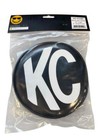 New Pair Of Genuine Kc Hilites 5100 6  Black With White Kc Logo Vinyl Covers