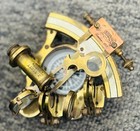 Vintage Nautical Brass Compass Sextant Wooden Box Solid Antique Maritime Gift