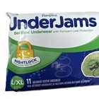 Pampers Underjams Boys L xl 58-85 Lb Bedtime Underwear 11 Count Bin Deal