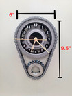 Chevrolet V8 Timing Gear Wall Clock - Automotive Decor Art  Muscle Car