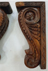 Solid Wood Corbels Wall Bracket Pair  2 Pcs  Door Entrance Wall Decor Wall Gift