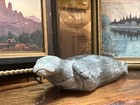 Josephee Apak Eskimo Inuit Vintage Carved Walrus Sculpture Soapstone Carving