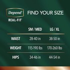 Depend Real Fit Incontinence Maximum Absorbency Men s Briefs  L xl - 52 Ct