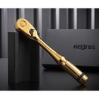 Ktc Nepros 9 5sq Ip Ratchet Handle Nbr390gl 3 8 Gold 7 08in 0 6lb Kyoto Tool