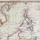 Original  Antique Map Of East India Islands 1821  matted 