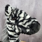 Folkmanis Zebra Hand Puppet Plush Stuffed Animal Stage 13  Toy Theater Classroom