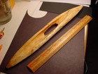Vintage Indian Native American Bone Tomahawk Weapon Top Head Part 