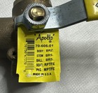 Apollo Valves  70-605-01   Manual 3-way 1  Ball Valve   Free Shipping New No Box