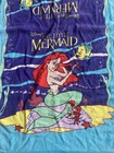 Vintage Disney Ariel Little Mermaid Childs Beach Towel Rare 43    X 23 